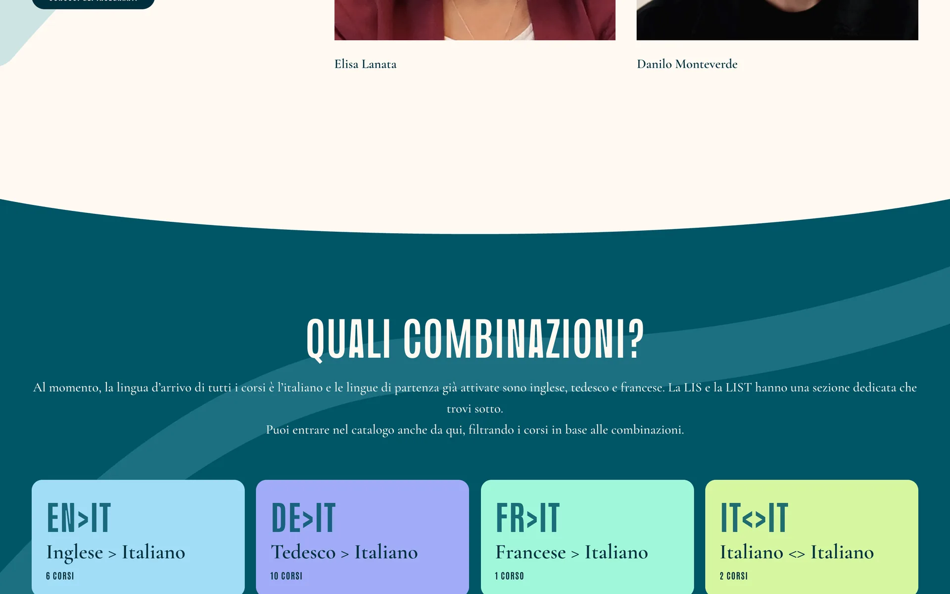 Le combinazioni linguistiche: inglese, tedesco e francese verso l’italiano
