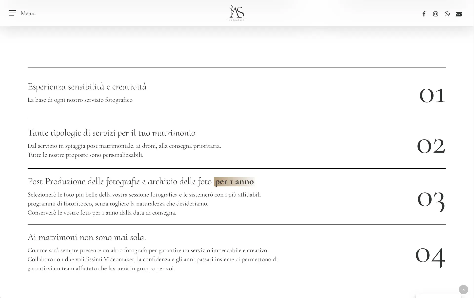 Azzurra Simula: il sito