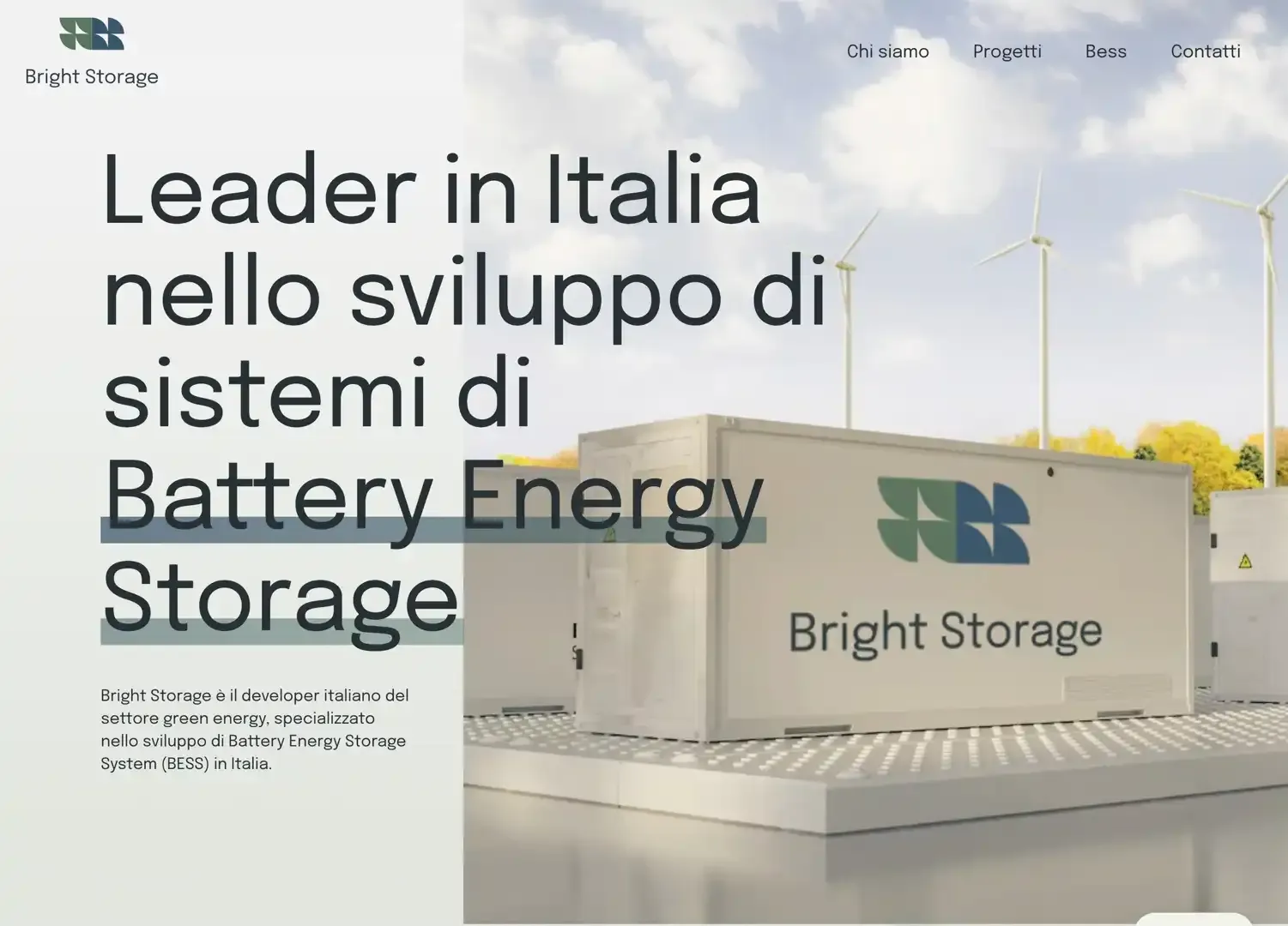 Bright Storage: il sito