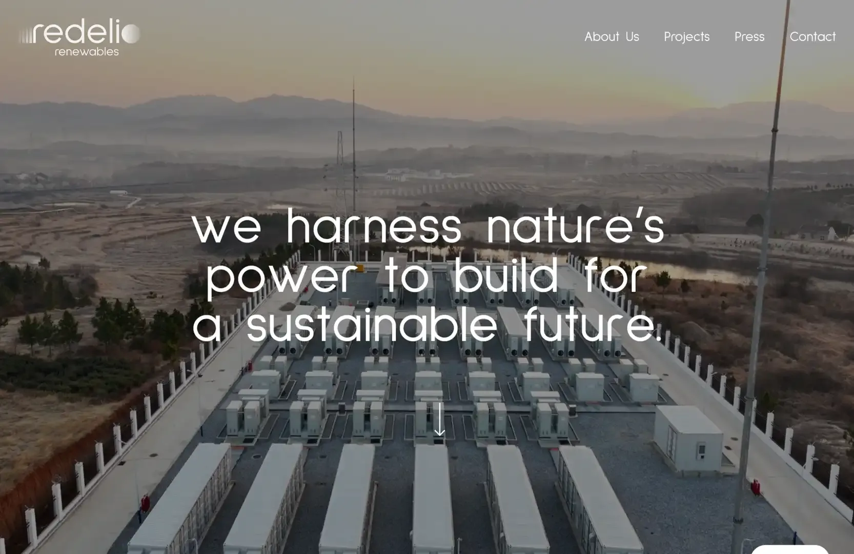 Redelio Renewables: il sito