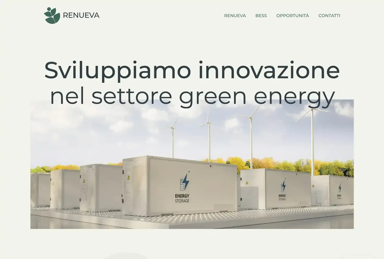 Renueva: il sito