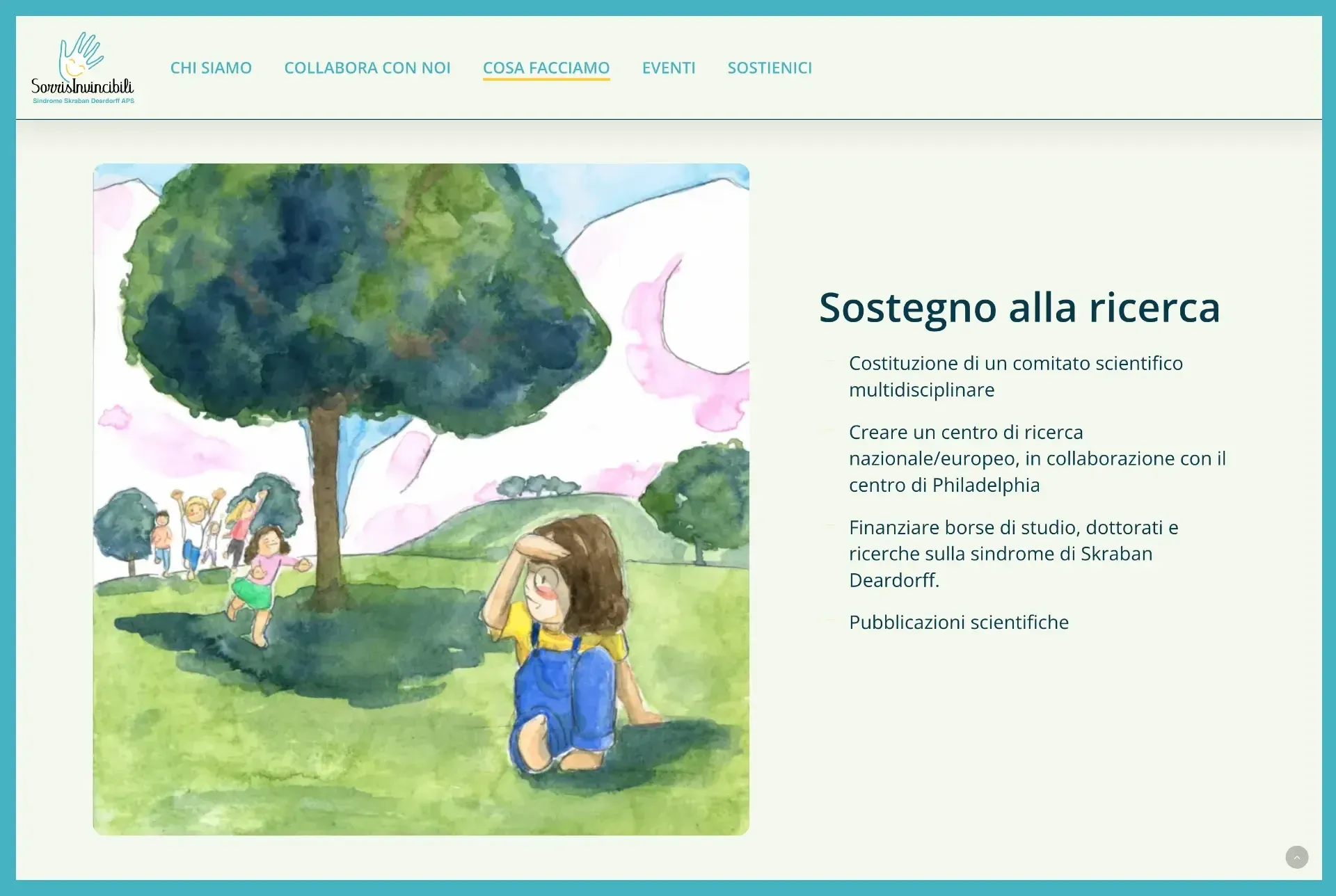 Sorrisi Invincibili: il sito