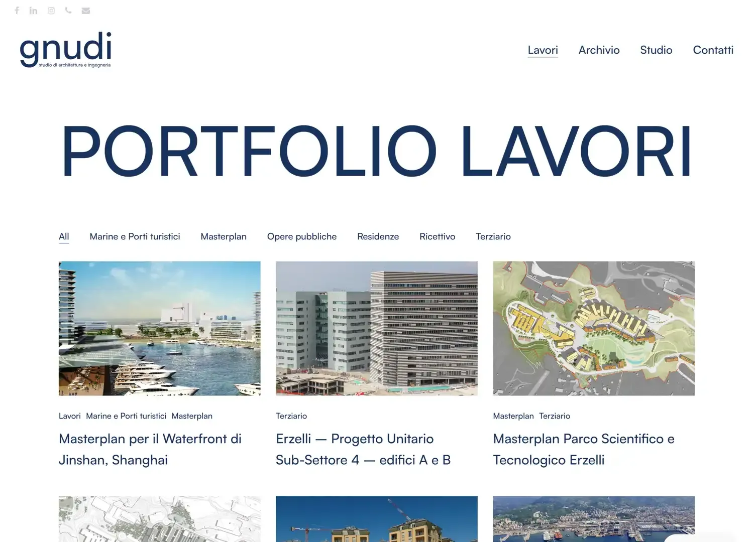 Studio Gnudi: il sito